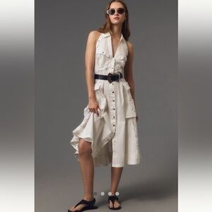 Byron Lars In Earnest by Byron Anthropologie Lars Halter Utility  Dress 4.